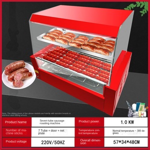 Máquina para perros calientes, parrilla de rodillo para perros calientes, máquina para hacer salchichas para perros calientes 750W - Product Image 3