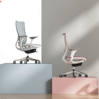 Chaise de bureau moderne en maille Xinda Clover XD-WS-760A, soutien lombaire ergonomique, accoudoirs réglables, réglage de la hauteur, base pivotante