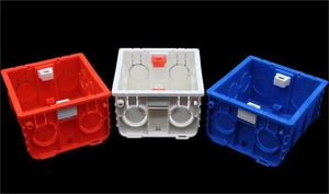 Di alta qualità 86 stile di plastica 3 modi elettrica PVC scatola di giunzione con ritardante di fiamma & funzione collegabile per interruttore inferiore - Product Image 3