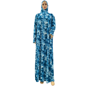 Africa <strong>Model</strong> Women Bandhnu Dress Beauty Print Long Dress Boubou Hooded <strong>Abaya</strong> Islamic Muslim Ladies Garment Clothing Hijab Robe - Product Image 6