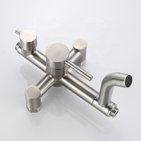 Accessoires de robinet Rond Complet Pluie Douche Musulmane SS 304 Colonne De douche