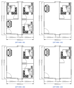 Budget Friendly Expandable Modular Home 20 FT Prefab <b>House</b> Expandable Container <b>House</b> Tiny Office Villa <b>Houses</b> - Product Image 4