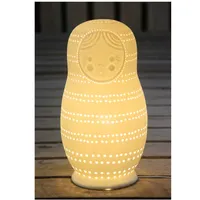 Lampu Meja Keramik Lampu Malam, Hadiah Grosir Lampu Meja Porselen Samping Tempat Tidur Bentuk Boneka Cantik