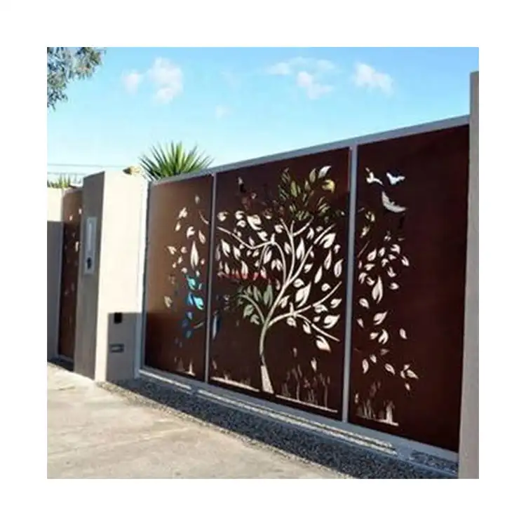 Custom Privacy Panels Garden Exterior Fence Decoration Lattice Panels