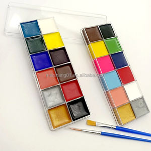 Pintura profesional de cara y cuerpo de <span class=keywords><strong>acuarela</strong></span> de Halloween Arco Iris a base de agua para festivales de cosplay para niños - Product Image 2