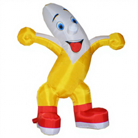 Bonhomme banane gonflable géant publicitaire pas cher à vendre