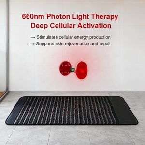 Logotipo personalizado Masaje Pemf Mat Pemf Dispositivo de terapia magnética <span class=keywords><strong>Biomat</strong></span> Colchón de masaje de cuerpo completo Color personalizado Pemf Mat con cristal - Product Image 3