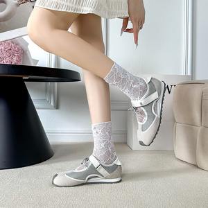 2026 Summer New <b>Soft</b> Leather Flat Toe Open Back Velcro Strap Retro Versatile Mary Jane <b>Shoes</b> Ballet <b>Shoes</b> for Women - Product Image 4