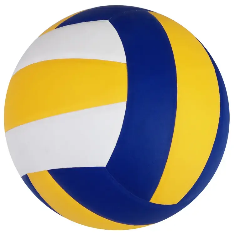 Ücretsiz örnek OEM voleybolu topu resmi boyut 5 özelleştirilmiş plaj voleybolu top PVC PU deri lamine voleybol