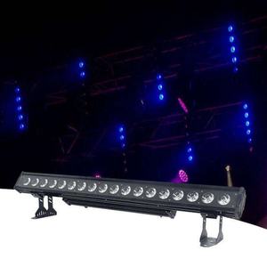 Lámpara de Pared LED de 18 Piezas con Control de Punto, Lámpara de Pared Lineal Impermeable para Exteriores - Product Image 1
