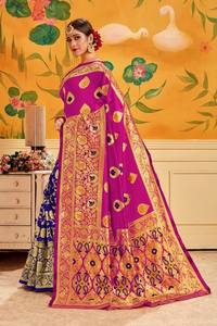 Vêtements en gros Sarees en soie d'art - Product Image 4