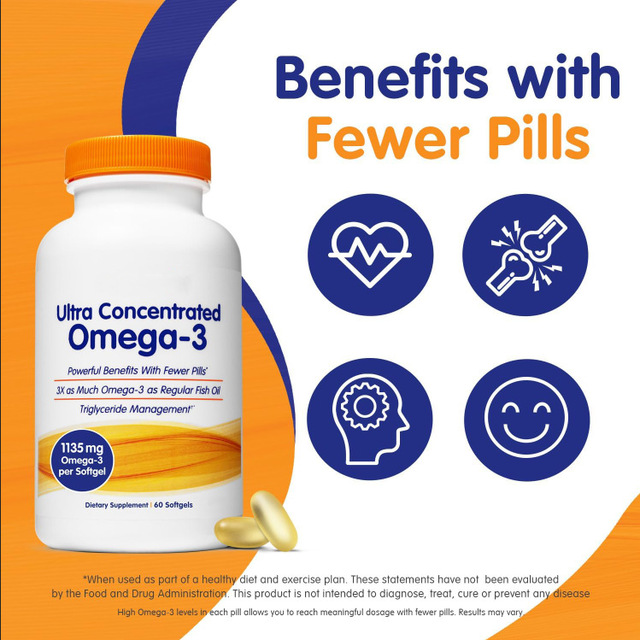 OEM/ODM Ultra Concentrated Omega 3 Fish Oil Triple Strength Omega 3 Fish Oil Supplements No Fishy Burps High EPA DHA DPA