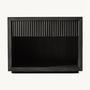 Mesitas de Noche Modernas y Duraderas de Diseño Contemporáneo, Muebles de Interior de Madera Reciclada, Color Gris Abierto - Product Image 6