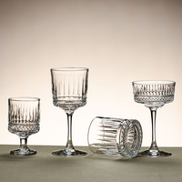 Offre Spéciale – Verre à Vin Classique Sculpté Sans Plomb pour Brandy et Autres Vins