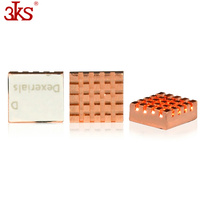 Dissipateur thermique en cuivre pur, de mémoire vive, avec adhésif, radiateur MOS, GPU, IC,