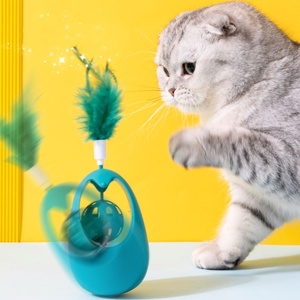 Juguete para gatos de juego automático con campana, varita interactiva para gatitos, Bola de vaso y rodillo de hierba gatera para aliviar el aburrimiento - Product Image 5