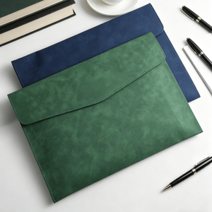 Carpeta <span class=keywords><strong>de</strong></span> Negocios <span class=keywords><strong>de</strong></span> Cuero <span class=keywords><strong>para</strong></span> Documentos A4 y Recibos, con Bolsa <span class=keywords><strong>para</strong></span> Archivos y Maletín, Estuche Portadocumentos <span class=keywords><strong>de</strong></span> Cuero PU - Product Image 5