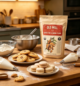 Poudre d'amande pure biologique, sans sucre ajouté, moulue à basse température, farine d'amande naturelle pour la pâtisserie et les boissons quotidiennes, vente en gros - Product Image 6