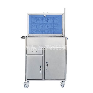 Chariot d'urgence médical tout inox Shandong Xinyuchen YC-K12 650x400x860mm pour salle d'opération - Product Image 5
