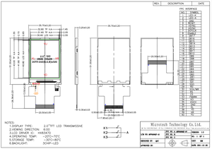 <span class=keywords><strong>2</strong></span>.0 इंच 240*320 रंग 262K डिस्प्ले ट्रांसमिसिव इंटरफ़ेस एमसीयू 16 बिट आरजीबी टीएफटी एलसीडी मॉड्यूल - Product Image 6