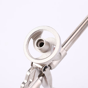 Pistola de calafateo manual de aluminio de grado industrial para espuma en aerosol, herramienta de trabajo metálica OEM personalizable para construcción - Product Image 6
