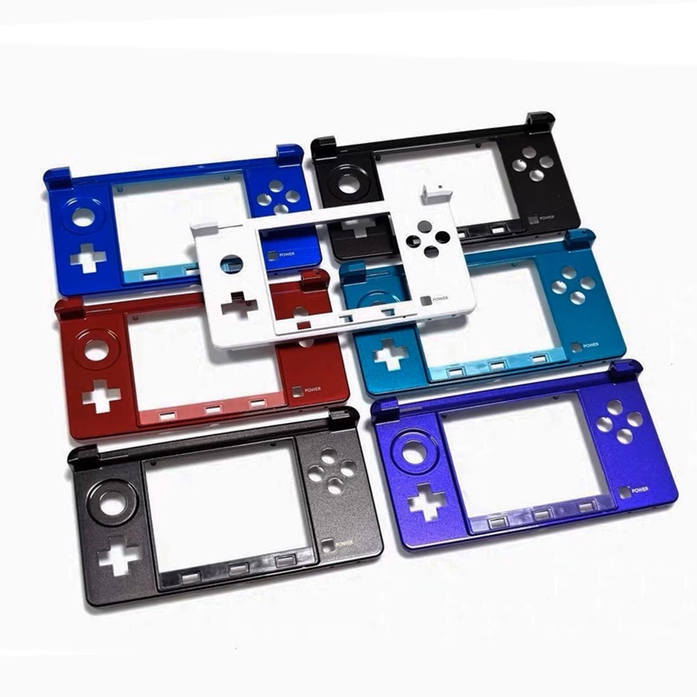 7 Colors for <strong>3DS</strong> Housing Case Housing <strong>Shell</strong> Cover for <strong>3DS</strong> Frame <strong>Replacement</strong> Game Console Case Hinge Part Bottom Middle Frame