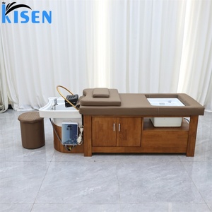 Kisen Hair Wash <b>Bed</b> Shampoo <b>Bed</b> Salon Multifunctional <b>Table</b> Beauty <b>Lash</b> Chair Foot Bath Sink Pedicure Chair Customized Color - Product Image 2