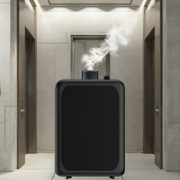 Diffuseur de parfum à piles 500ml avec machine commerciale d'arôme de conception de montage mural pour l'utilisation de toilettes/ascenseur/couloir
