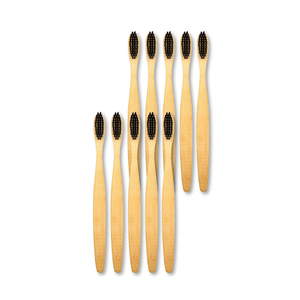 Nhà Máy Giá 100 phân hủy sinh học sinh thái thân thiện mềm tre bàn chải đánh răng cepillo nha khoa Bộ tre - Product Image 6