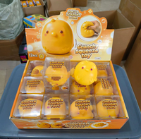 En stock : Jouet anti-stress sensoriel en forme de poussin mignon, souple et croustillant, à remontée lente, pour enfants, cadeau