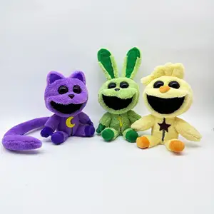 2024 New Releases Custom Cartoon Anime Playtime Smiling Critters Rabbit Elephant Plush Toy Doll