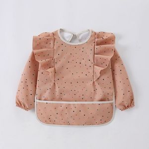 Babero Impermeable para Bebé, Diseño Estampado, Overol Completo, Antiaceite, Antisuciedad, con Cierre Inverso para Niños y Niñas, Uso en Jardín <span class=keywords><strong>de</strong></span> Infancia - Product Image 4