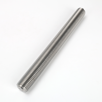 Barre filetée DIN 976 A2-70 SS304 à double chanfrein, goujon métrique pour supports de tuyaux et équipements de machines