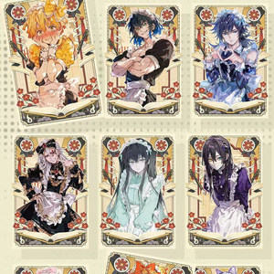 Rilun <span class=keywords><strong>Studio</strong></span> Demon Slayer <span class=keywords><strong>Kimetsu</strong></span> No Yaiba : Le Pouvoir de la Vie et de la Mort – Cartes de collection en acrylique Shikishi Demon Slayer Corps Anime Doujin - Product Image 3