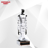 Robot Humanoide de Servicio con Ruedas, Robot Humanoide con Base de Ruedas Impulsado por IA, Robot Humanoide Móvil Inteligente