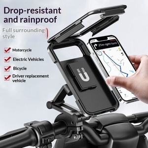 Supporto Flessibile <span class=keywords><strong>per</strong></span> <span class=keywords><strong>Telefono</strong></span> da Bicicletta, Impermeabile, in ABS, <span class=keywords><strong>Custodia</strong></span> Rigida <span class=keywords><strong>per</strong></span> Manubrio, Impermeabile, <span class=keywords><strong>per</strong></span> Bici - Product Image 1