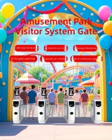 Système de contrôle d'accès piétonnier par reconnaissance faciale avec lecteur de billets QR Code pour gymnases et terrains de jeux Guard Shen