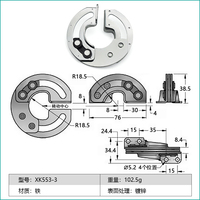 XK553 90 degré rotation coulissante limite charnière en acier inoxydable SOUTHCO r6-21-11 pivot Semi-circulaire charnières