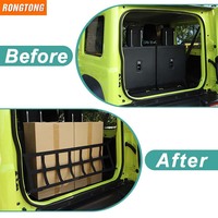 Le filet de stockage d'organisateur de coffre de voiture de haute qualité couvre le filet de cargaison arrière pour Suzuki Jimny 2019 +