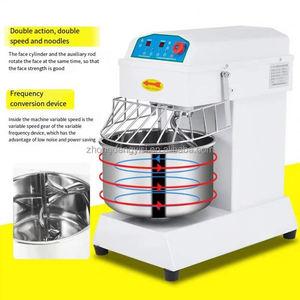 Industrial Pizza Dough Bakery 20L 30L 60L 80L 160L 260L Flour <b>Mixer</b> Machine Spiral <b>Mixer</b> <b>Bread</b> Dough <b>Mixer</b> - Product Image 2