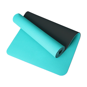 Personalizable TPE de doble capa de alta densidad antideslizante y resistente al desgarro 183*61*0,6 deportes Fitness danza Yoga Mat - Product Image 1