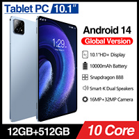 Tablet Empresarial Pad 6S de 11 Pulgadas, 12GB+512GB, 32MP, 8000mAh, 5G, Doble SIM+TF, Lápiz Óptico, Teclado, Mouse, Funda, OTG, Oficina, Profesional