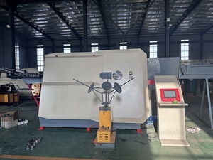 Máquina dobladora de estribos CNC con placa estriada para varillas de 6-16 mm, cortadora y dobladora automática de estribos de varilla. - Product Image 1