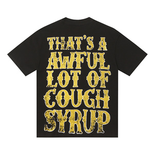 THAT'S a AWFUL LOT of COUGH SYRUP T-<b>shirts</b> Hot Brand Designer Scannable Classic Print Top Quality <b>Men's</b> <b>Short</b> <b>Sleeved</b> for <b>Men</b> - Product Image 3