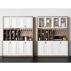 Custom Modern Luxury Wooden Furniture Home Living Room Sideboard <b>Rack</b> Storage Display Modern Coffee <b>Wine</b> Bar <b>Cabinet</b> - Product Image 1