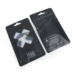 Custom Brand Electronic Accessories Packaging Reusable Mylar Ziplock <strong>Bag</strong> For Charging Cable <strong>Mobile</strong> Phone Case - Product Image 2
