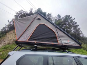 Sunday Campers Side Open Top Waterproof Aluminum Hot Sale Car Camping Hard Rooftop <b>Tent</b> 4 Person Outdoor Furniture Hard - Product Image 5