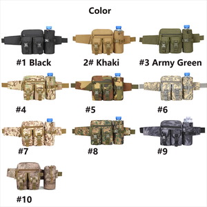 Marsupio modulare per <span class=keywords><strong>avventure</strong></span> all'aria aperta-borsa cintura da trekking regolabile con più tasche portaoggetti e sistema di fissaggio degli attrezzi - Product Image 6