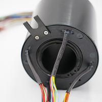 Anillo Colector de Eje Hueco de Alto Rendimiento SRB50 6P36S, 50 mm de Diámetro Interior, 6 Circuitos de 10 A, 36 Circuitos de 5 A, Conector Eléctrico Giratorio