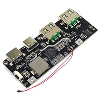 22.5W batterie externe 5 ports bidirectionnel charge rapide Module d'alimentation Mobile Circuit imprimé bricolage carte mère Kit QC4 + PD3.0